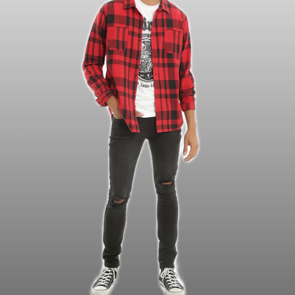 Xxx Rude plaid button down - Picture 6 of 10